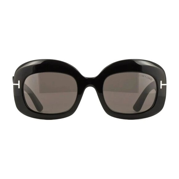 NEW TOM FORD SUNGLASSES, TOM FORD WOMEN BLACK TF1219 01A, FT1219/S 01A - Picture 2 of 3